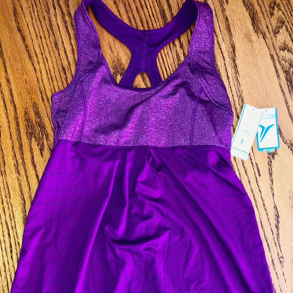 Old Navy workout purple tank top . NWT